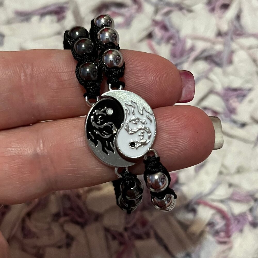 NEW 2 Bracelets for Couples Ying Yang